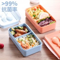 Plastic Lunch Food Container with Tableware Set Design