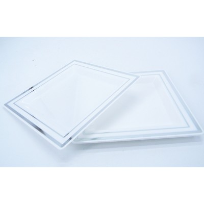 10.5 Inch Plastic Disposable White Dinner Plates factory manufacturers supplier wholesale